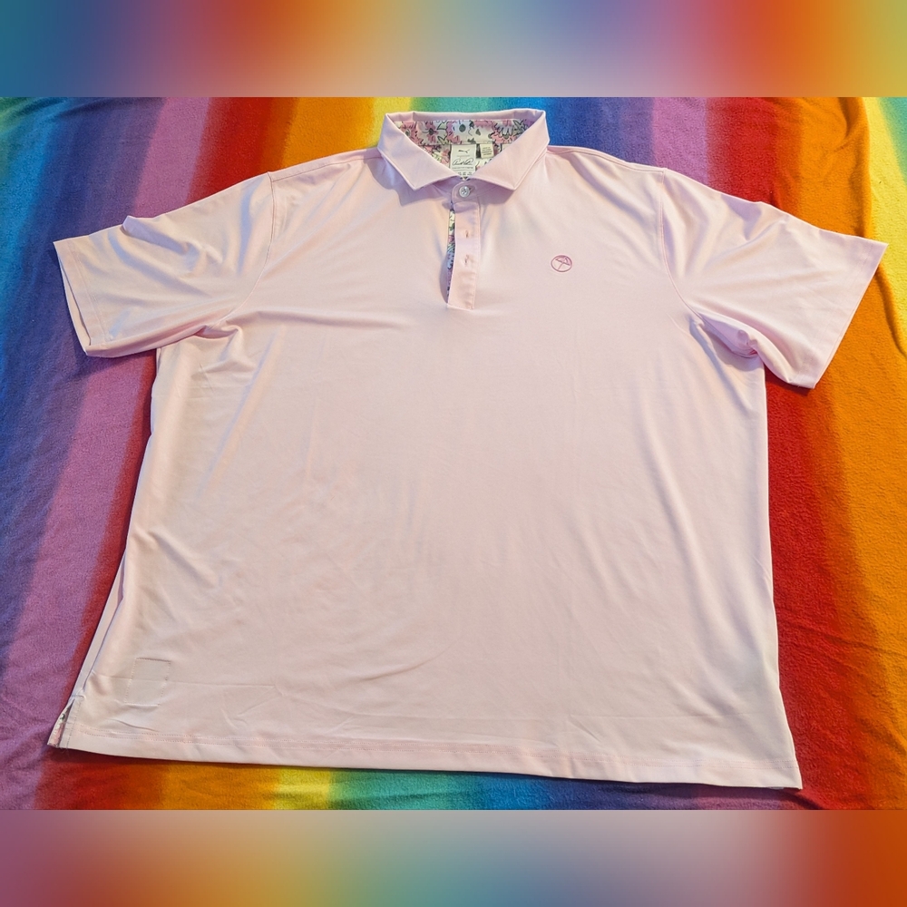 Puma Arnold Palmer Men's Pink Polo Shirt Sz: XXL NWT